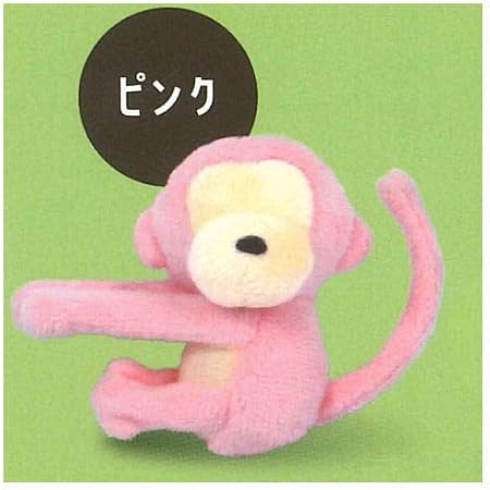 Amazon だきつく サルのマグネット 4 ピンク 単品 ぬいぐるみ おもちゃ