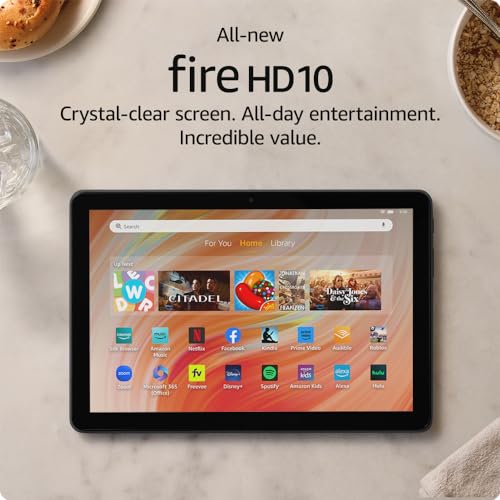 Amazon Fire HD 10 tablet, built for