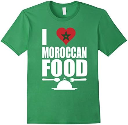 Mens Storecastle: I Love Moroccan Food Funny Cuisine Gift T-Shirt XL Grass
