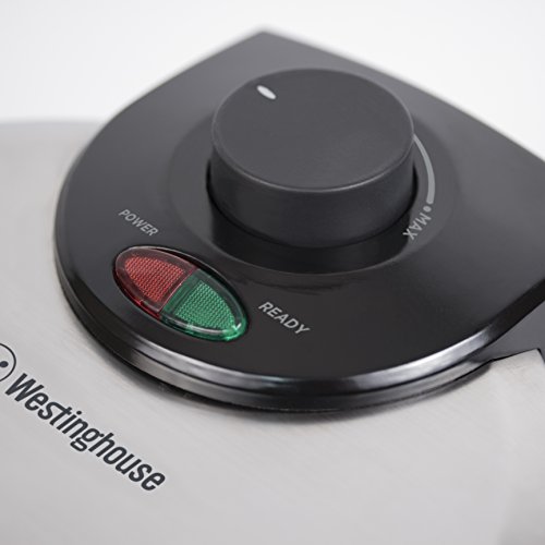 Westinghouse WWM1SSA Select Series Stainless Steel Waffle Maker, Silver The Home Kitchen Store