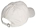 Washed Cotton Baseball Cap (One Size, White)