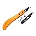 DIAOSnx 3-Inch Utility Hooked Knife Steel Blade Golf Club Grip Hook Blade Knife (2pcs Blade, 1pc Knife Handle)
