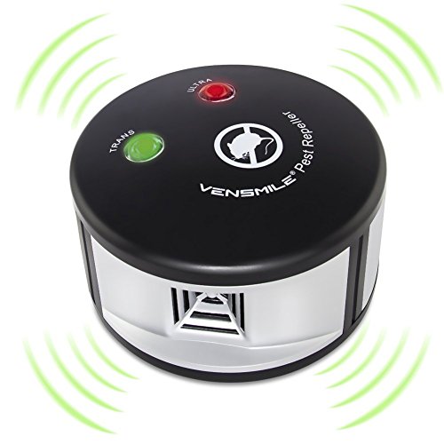 VENSMILE Ultrasonic Rodents and Squirrels Repeller Pressure Wave Pest Deterrent Control Chaser Mouse Mice Rats and Insects Indoor Use