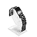 DHMXDC 22mm Width Stainless Steel Strap Metal Band for Motorola Moto 360 2nd Smartwatch and Lg Asus, Urbane, Pebble, Samsung Gear 2 Neo (Modern/Black)