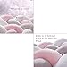 Baby Braided Crib Bumper Knotted Plush Protective Decorative Nursery Gift Pillow for Newborns Bed Sleep Bumper Safe forToddler/Newborn (78.7 inch 2m,White+Grey+Pink）