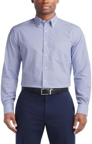 Amazon.com: Kirkland Signature Men's Traditional Fit Dress Shirt (Lavender  (Check), 17.5 x 34/35) : Clothing, Shoes & Jewelry