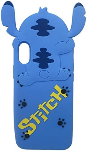 iPhone 7 Plus Case,ModeFan iPhone 8 Plus Soft Silicone Gel Cute Animal Blue Stitch Cover Case Shockproof Anti-Scratch Ultra Protector Shell for iPhone 7 Plus/iPhone 8 Plus