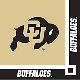 20-Count Paper Beverage Napkins, University of Colorado Buffaloes