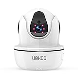 UOKOO 1080P HD Pan/Tilt/Zoom Wireless Security Camera, Network WiFi IP Camera Surveillance System with Remote Viewing White (US Edition)