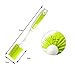 NATURE WORSHIP Extended Cup Cleaning Brush, Long Handle Nano Bottle Brush,Green