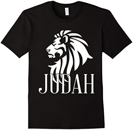 Men's Tribe Of Judah Lion T-Shirt Messianic Yahshua Israelites Tee 2XL Black