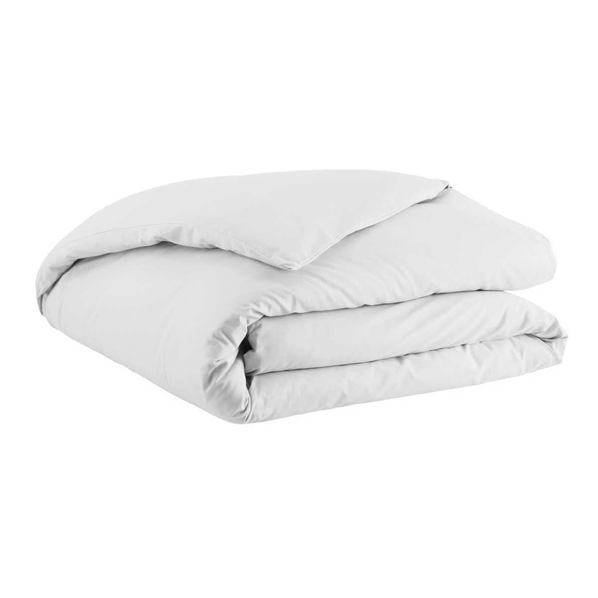 Essix Plain Cotton Duvet Cover, Made in France, 140 x 200 cm