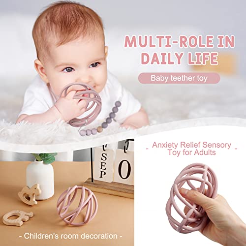 Baby Sensory Teether Ball Grasping Activity Infant 36M Chew Teething