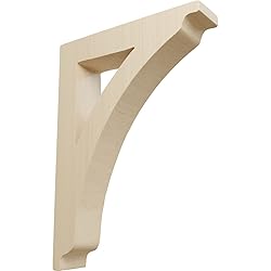 Ekena Millwork BKTW01X07X10THRW-CASE-4 Medium