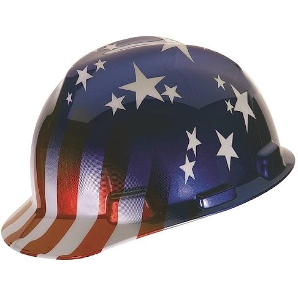Patriotic hard hats Clearance