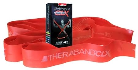 Thera-Band CLX Band, 2 m, mittel, rot