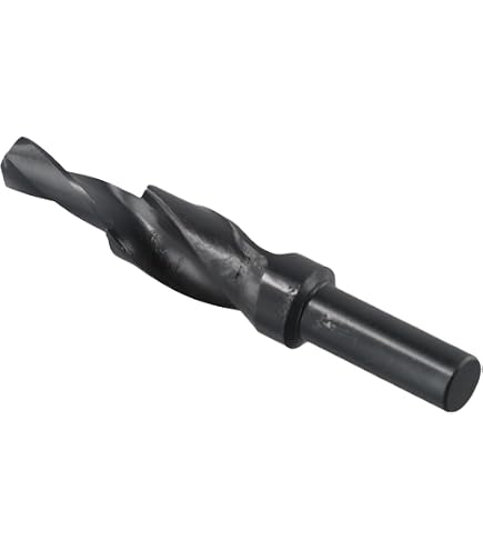 Snappy Tools 1/4" X 3/4" 3-Flute Flat Bottom Counterbore – TiN Coated Twist Drill, #34816, Hex Power Bit Shank