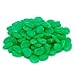 Opps 100 Pcs Glow in the Dark Garden Pebbles for Walkways and Decor in Green