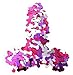 Ucity Bachelorette Party Whistles Necklace Pecker Ribbon Feather Whistles with Assorted Confetti for Bridal Shower Wedding Hen Party Supplies