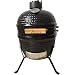 ACTIVA Keramik Grill Smoker BBQ Keramikgrill, schwarz