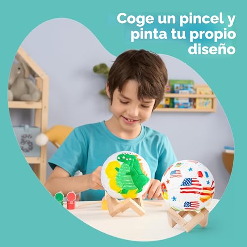 Klever Kits DIY Painting Set Football Lamp Kids Painting Set Creative Game for Kids Ages 6 7 8 9 10 11 12 Years Old