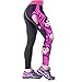 ZIOOER Fitness Yoga Sport Pants Printed Stretch Ankle Legging, Cheshire Cat, One Size