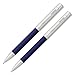 Franklin Covey Greenwich Evening Blue w/Chrome Appointments Ballpoint Pen & 0.9mm Pencil Set