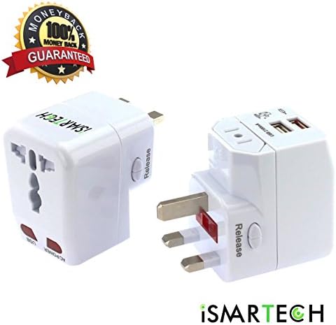Multiple USB Travel Adapter | Universal Power Charger | Worldwide Adapter Plug | All in One iPhone 7 Charger
