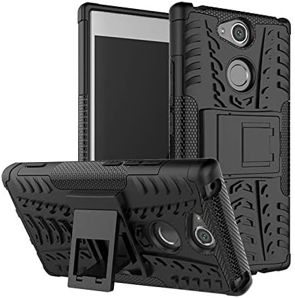 Zivite Defender Hybrid Kickstand Back Case Defender Cover for Sony Xperia XA2 - Black