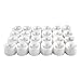 Onlyhome Battery Operated LED Tea Lights, Pack of 24, Flickering Flameless Candles with Warm White Flickering Bulb light, Small Electric Fake Tea Candle Realistic for Wedding, Table, Gift,Outdoor