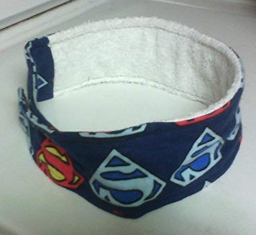 Superman Symbol Sweatband Headband Headwrap Headwear Workout Yoga Exercise Biker