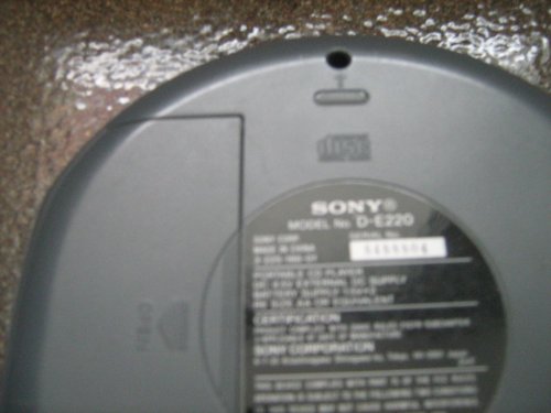 Sony-Walkman-CD-Walkman-D-E220-ESPMAX-CD-Player-SilverGrey