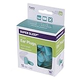 Flents Super Sleep Comfort Foam Ear Plugs/Earplugs | 10 Pair | Case Included | NRR 29 | Made in The USA