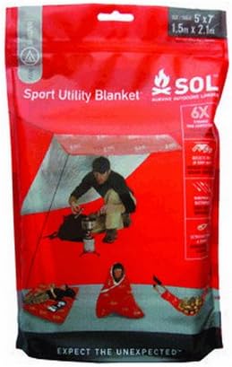 Advanced Medical Kits Sports Utility Blanket - One - Orange