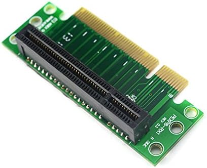 3PC,PCIe Convertor Adaptor PCI Express 8X (PCI-E 8X) Riser Card 90 Degree Right Angle for 1U/2U Server Small Computer