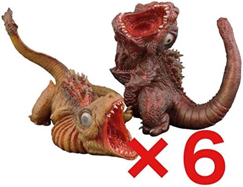 6個セット デフォリアル ゴジラ16 第2形態 第3形態 クリアver セット