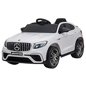 HOMCOM Coche Eléctrico para Niño 3-8 Años con Mando a Distancia con Música y Luces Doble Apertura de Puerta Batería 12V Carga 30kg 115x70x55cm