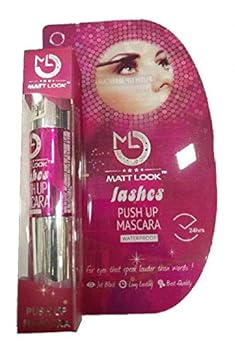 MATT LOOK LASHES PUSH UP MASCARA JET BLACK WATERPROOF 24 HOURS-11ml-By Ayansh Gen. Store