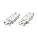 USB Male to USB Male Gender Changer Adapter Coupler Converter ,Random Color