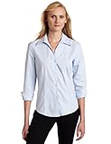 Jones New York Women's Petite Long-Sleeve No-Iron Easy-Care Shirt
