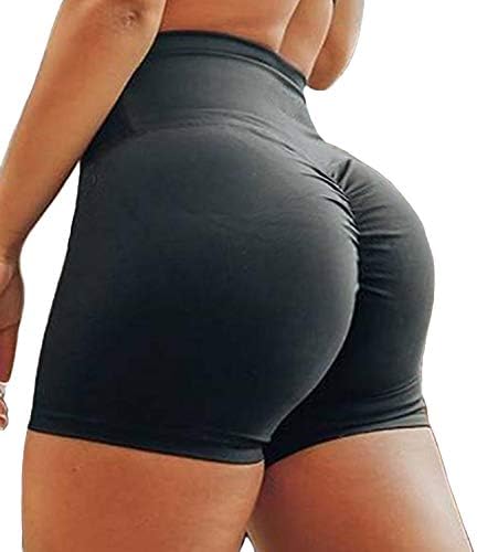 Fittoo セクシー フリルガアル レディース ヨガパンツ スポーツパンツ ショートパンツ付き ホットパンツ キメ 女性 ハイウエスト フィットネス タイツ 快適 吸汗速乾 通気性 伸縮性抜群 ストレッチ 柔らかい ソフト 無地 ヨガウエア