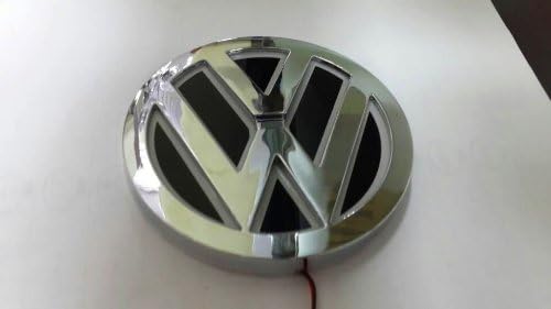 Right Shine Led Beleuchtetes Emblem Fur Kfz Wtf53257436546 11 Cm X 11 Cm Blau Amazon De Auto