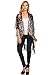 BSB LL Womens Fashion Kimono Open Front Poncho Cover Up Wrap Fringe- Many Styles
