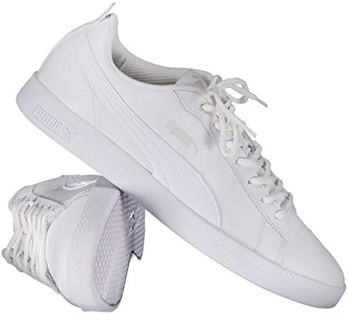 puma smash v2 preto e branco