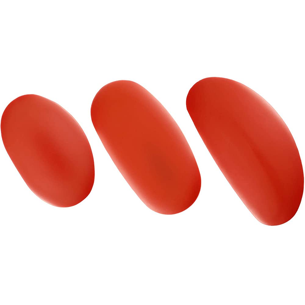 Namvo 3 Pieces 3 Sizes Pottery Clay Ribs Soft Rubber Kidney Pottery Rib Ceramic Potter Rib for Pottery Clay Artists Modeling