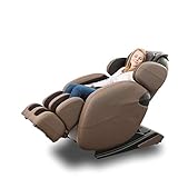 Zero Gravity Full-Body Kahuna Massage Chair Recliner LM6800 with Yoga & Heating Therapy (Brown)