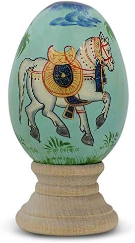 BestPysanky Royal Horse Wooden Easter Egg