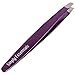 BEST TWEEZERS SET - Includes CASE With Magnified Mirror and Ebook - Pointed, Silver Slanted and Purple Slant Designs. For Prime Precision plucking. For Beautiful Eyebrows and Women