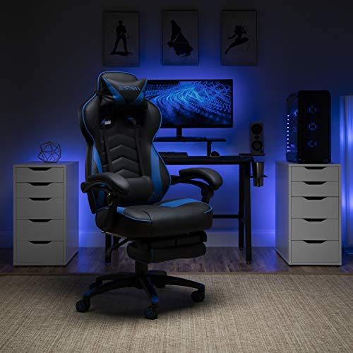 RESPAWN 110 Ergonomic Gaming Chair with Footrest Recliner Racing