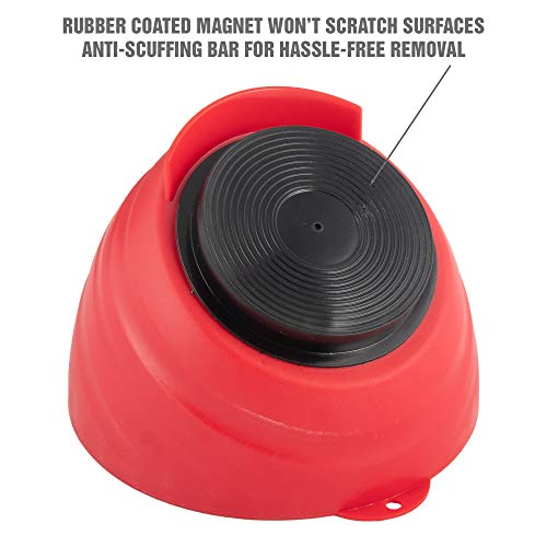 OEM TOOLS 25333 Red Nut Cup, Bowls for Holding Nuts